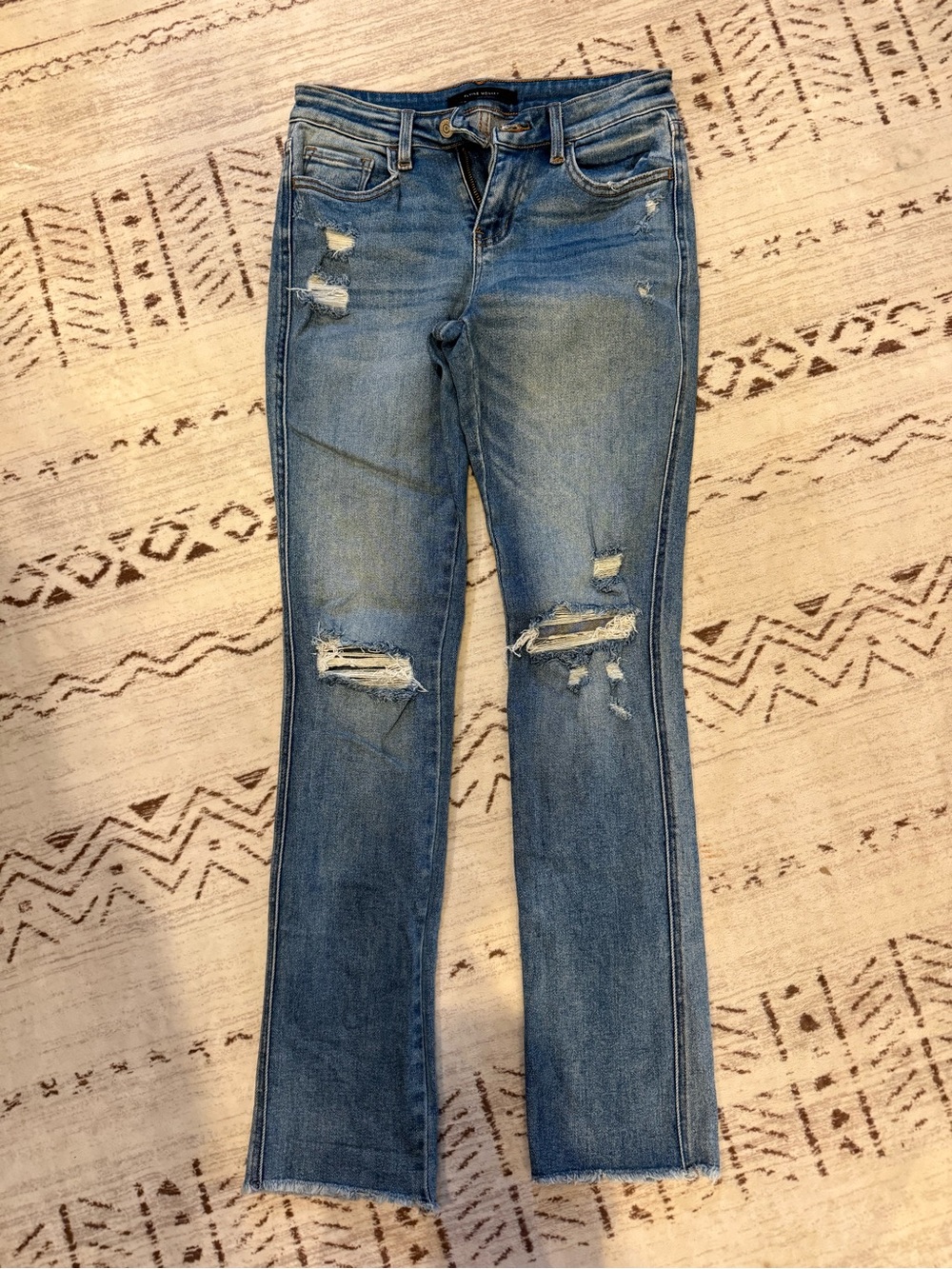 Mid Rise Flying Monkey Jeans